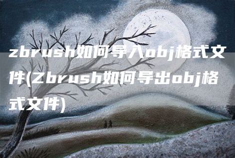 obj格式文件,obj格式文件怎么打缩略图